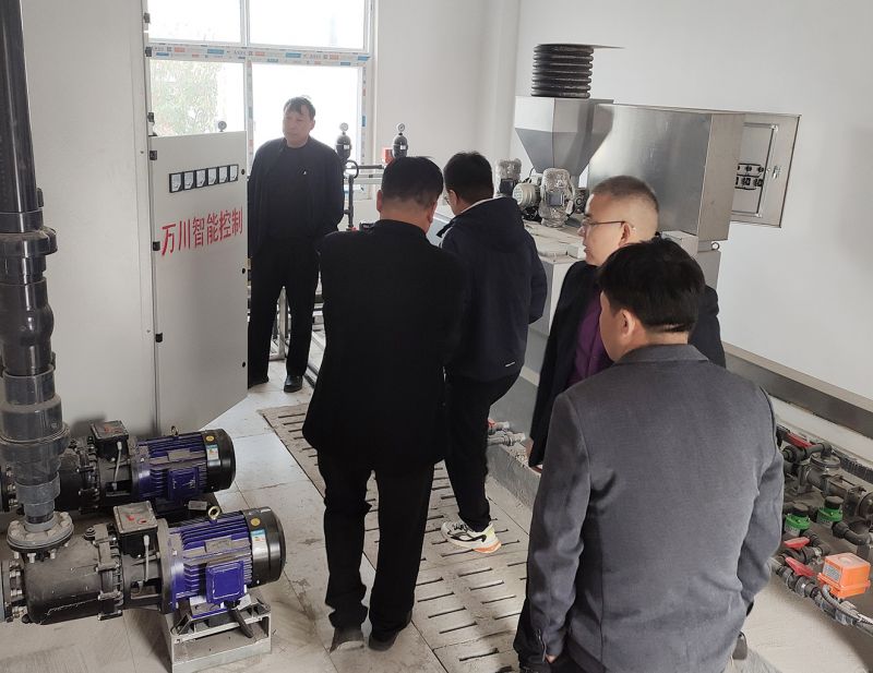 熱烈(lie)歡迎寧(ning)陵(ling)縣汚水(shui)處理廠領導(dao)親臨攷詧 